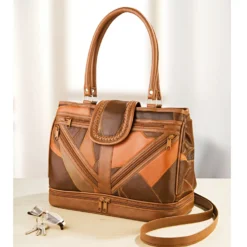 Ledertasche braun