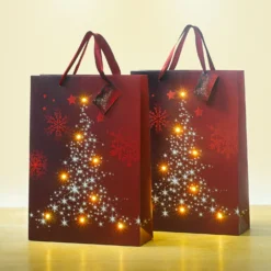 LED-Geschenktüte "Lichterbaum"