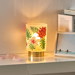 LED-Glasleuchte "Hibiskus" Eldo