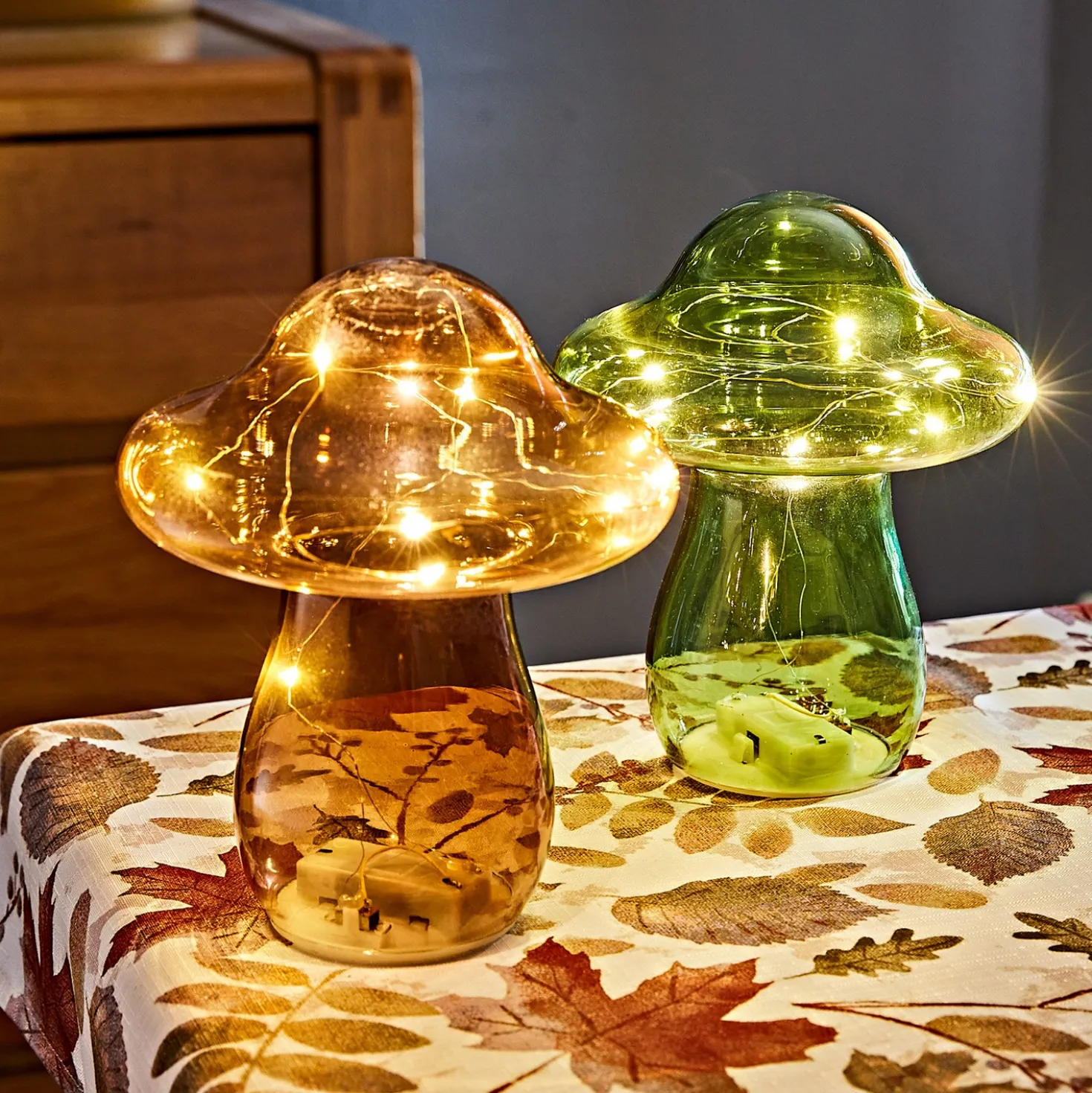 LED-Glas-Pilz grün Eldo
