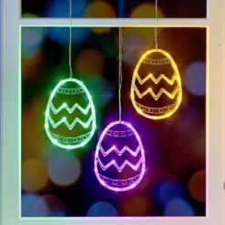 LED-Hängedeko Osterei gelb Eldo