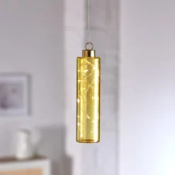 LED-Hängeleuchte gelb Eldo