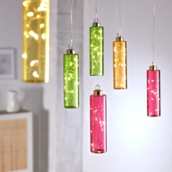 LED-Hängeleuchte gelb Eldo