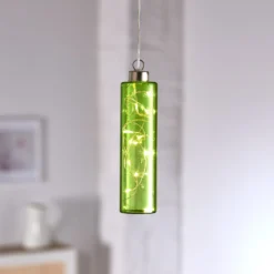 LED-Hängeleuchte grün Eldo