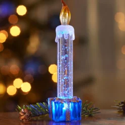 LED-Kerze blau