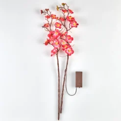 LED-Kirschblumenzweig rosa 2-tlg. Eldo