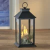LED-Laterne im Vintage-Stil mit 3 Kerzen Eldo
