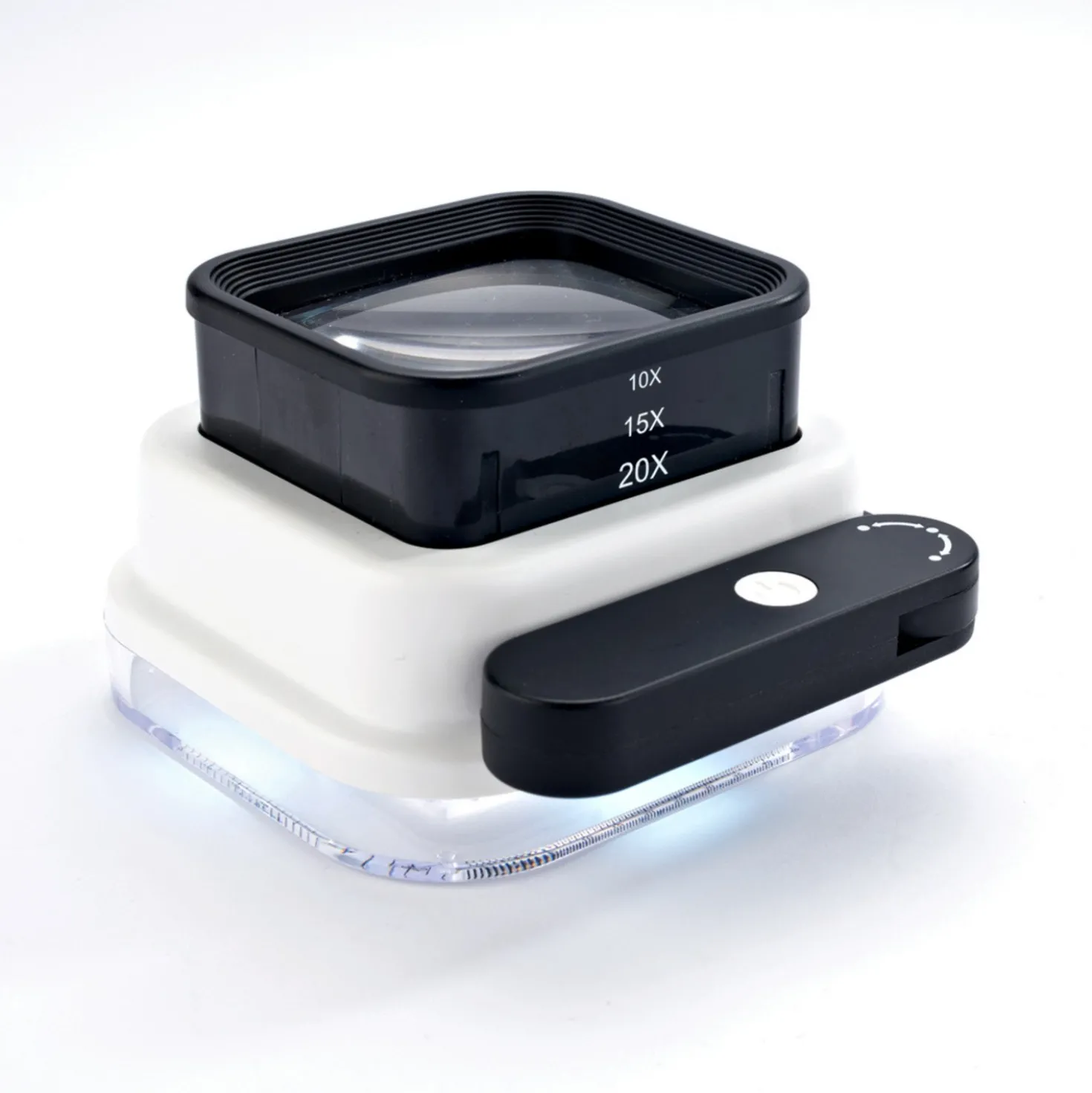 LED-Leselupe 3in1