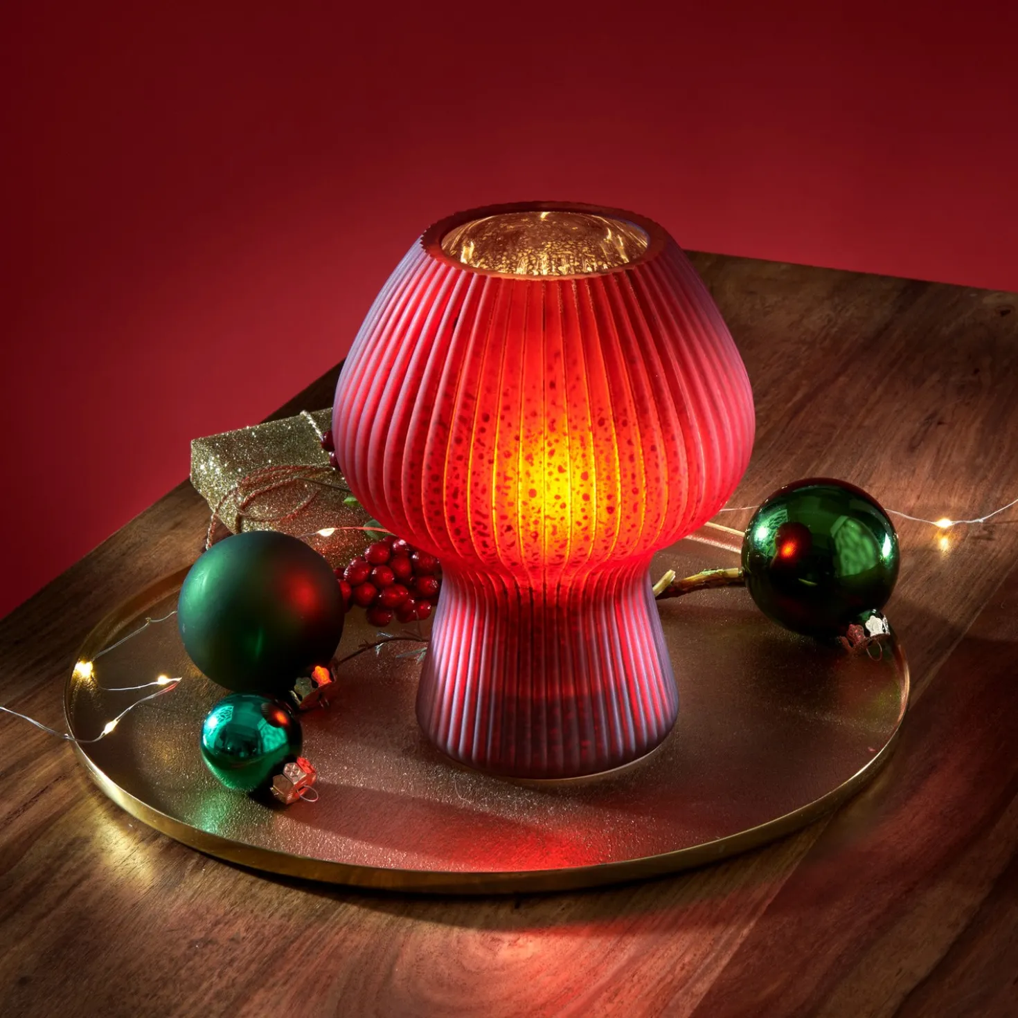 LED-Leuchte "Pilz" Eldo rot