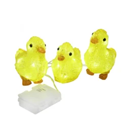 LED-Leuchtfiguren Küken 3-tlg. Gainsborough