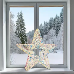 LED-Leuchtstern irisierend mit Timer