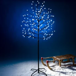 LED-Lichterbaum für außen und innen, 150 cm