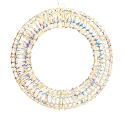 LED-Lichterkranz irisierend mit Timer