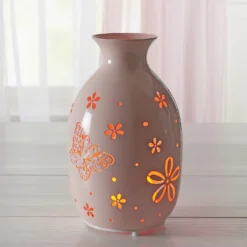 LED-Metallvase "Schmetterling" Eldo
