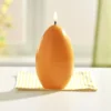 LED-Osterkerze orange H 18 cm, Ø 14 cm Eldo
