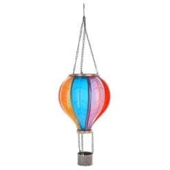 LED Solar-Heißluftballon groß bunt