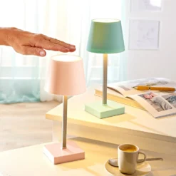 LED-Touch-Lampe rosa Eldo
