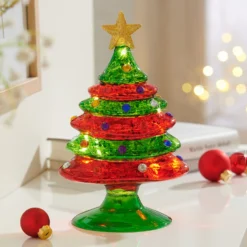 LED-Weihnachtsbaum aus Glas