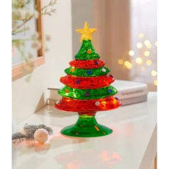 LED-Weihnachtsbaum aus Glas