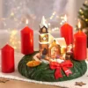 LED-Weihnachtskirche Adventskranz