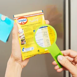 Leselupe mit Magnet grün