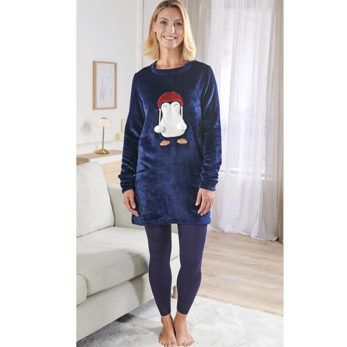 Longpullover "Pinguin"