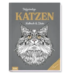 Malbuch "tiefgründige Katzen"