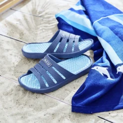Massage-Badeschuh Damen aqua