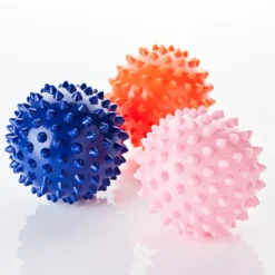 Massage-Bälle pink, aqua, grau 3er-Set