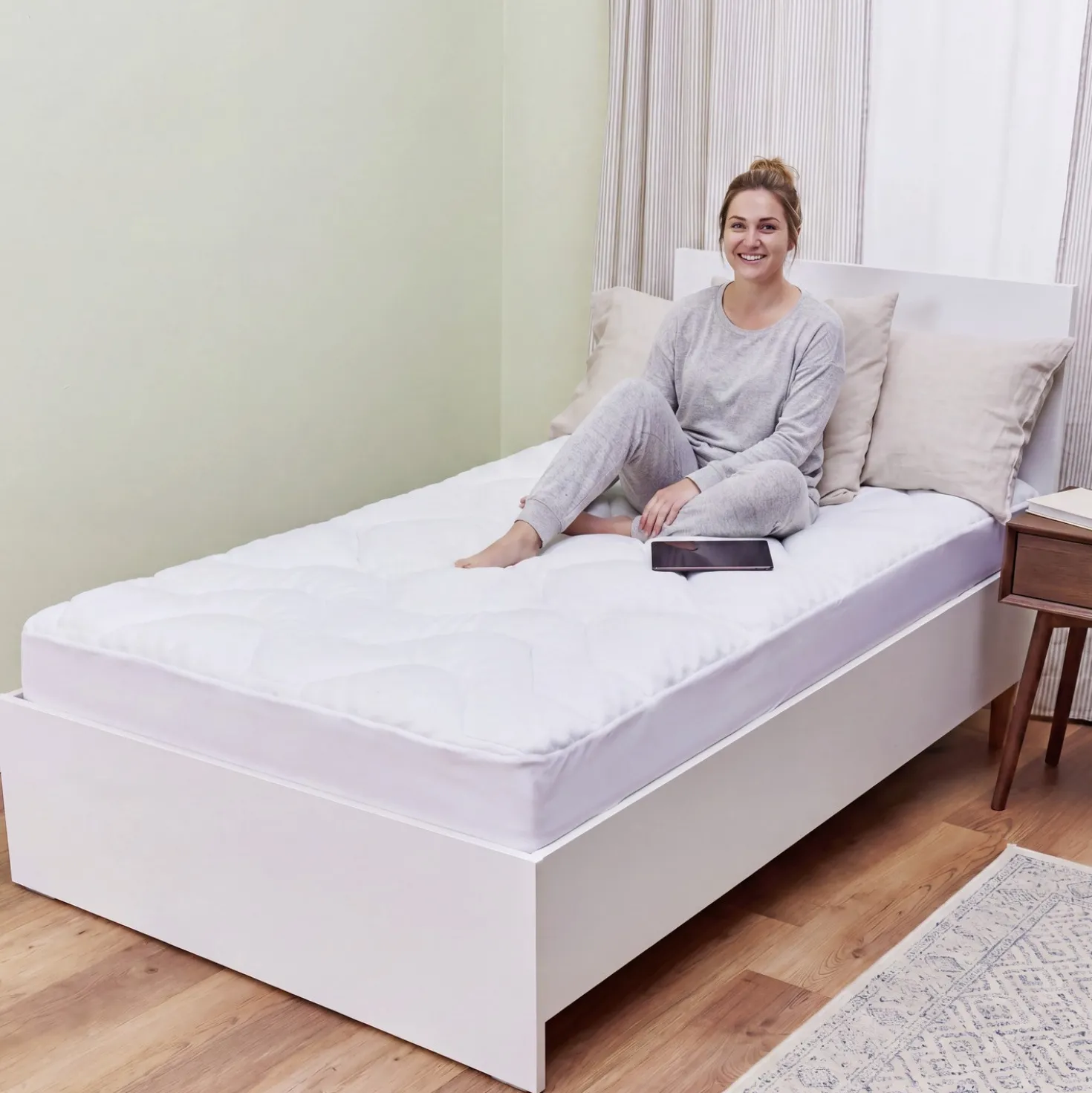 Matratzentopper mehrschichtig 90x200 cm