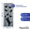 Maximex Bambusvorhang Katze und Schmetterling, 90 x 200 cm