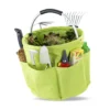 Maximex Garten Caddy XL Grün, großer Aufbewahrungscaddy mit Außentaschen