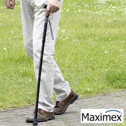 Maximex Gehstock faltbar mit LED, 30 x 14 x 3,5 cm