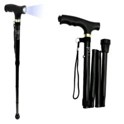 Maximex Gehstock faltbar mit LED, 30 x 14 x 3,5 cm
