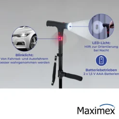 Maximex LED Geh- und Aufstehhilfe, Belastbarkeit: 150 kg