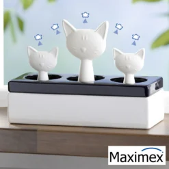Maximex Luftbefeuchter Katzenfamilie, 22 x 15,5 x 8,5 cm