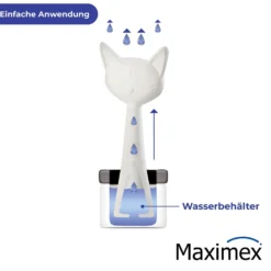 Maximex Luftbefeuchter Katzenfamilie, 22 x 15,5 x 8,5 cm