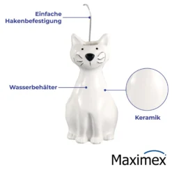 Maximex Luftbefeuchter Katze 2er Set, Füllmenge 300 ml