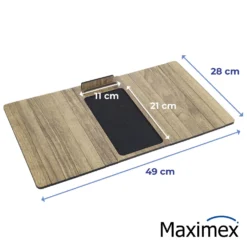 Maximex Multifunktions-Sofa-Tablett, mit Smartphone- und Tablethalterung