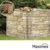 Maximex Sichtschutz Mauer 5m, für Balkon und Terrasse