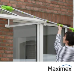 Maximex Sprüh-Fensterwischer extra lang, Arbeitshöhe bis 420 cm
