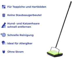 Maximex Teppichkehrer Grün