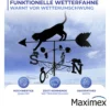 Maximex Wetterfahne Katze, Wetterhahn