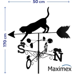Maximex Wetterfahne Katze, Wetterhahn