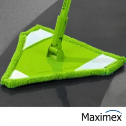Maximex Wischmopp TRIANGEL, problemlose Reinigung von Ecken, Nischen und großen Flächen