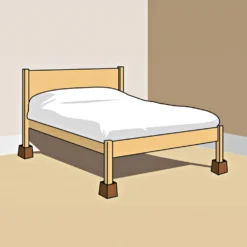 Möbelerhöhungen 8er-Set Clarsen