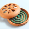 Mückenspirale Behälter, terrakotta, Ton, 2-tlg.