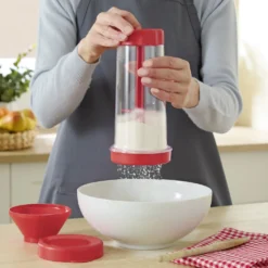 Mehlsieb Puderzuckerstreuer 2-in-1 Basilico