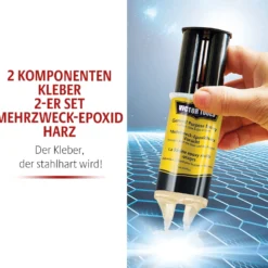 Mehrzweck-Epoxidharz 2-Komponenten Kleber 2er-Set transparent Victor Tools