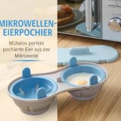 Mikrowellen-Eierpochierer 2in1 Basilico